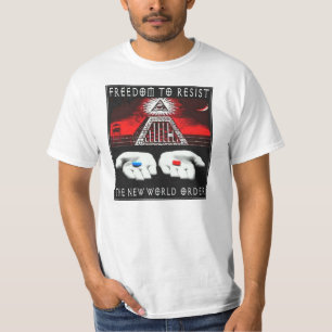 T-shirt Résistez au nouvel ordre mondial