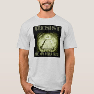 T-shirt Résistez au nouvel ordre mondial