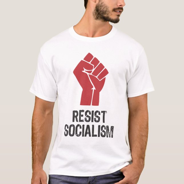 T-shirt Résistez au socialisme (Devant)