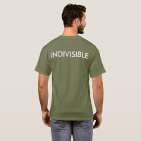 Résistez (avant) et T (arrière) indivisible