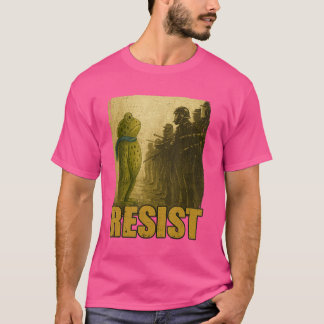 T-shirt Résistez Portland Grenouille Je me tiens avec Gren