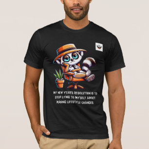 T-shirt Résolution honnête du Nouvel An