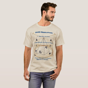T-shirt Résolutions tendance Nouvel An
