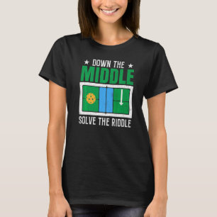 T-shirt Résoudre Le Graphique De Pagaie Du Joueur De Pickl