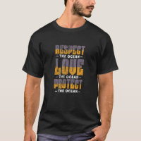 Respect Amour Protéger L'Océan Marine Biologiste D