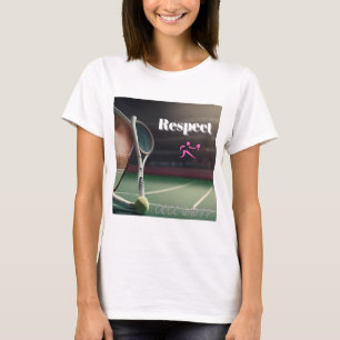 T-shirt RESPECT Coco Gauff, tennispassion, tennisfanatique