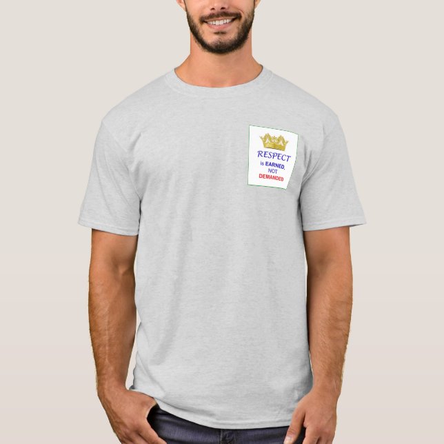 T-shirt Respect gagné (Devant)