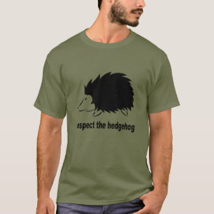 T-shirt Respect mignon du hérisson