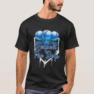 T-shirt Respect The Drip Bysebyll Plaque Dégoulinante Drip
