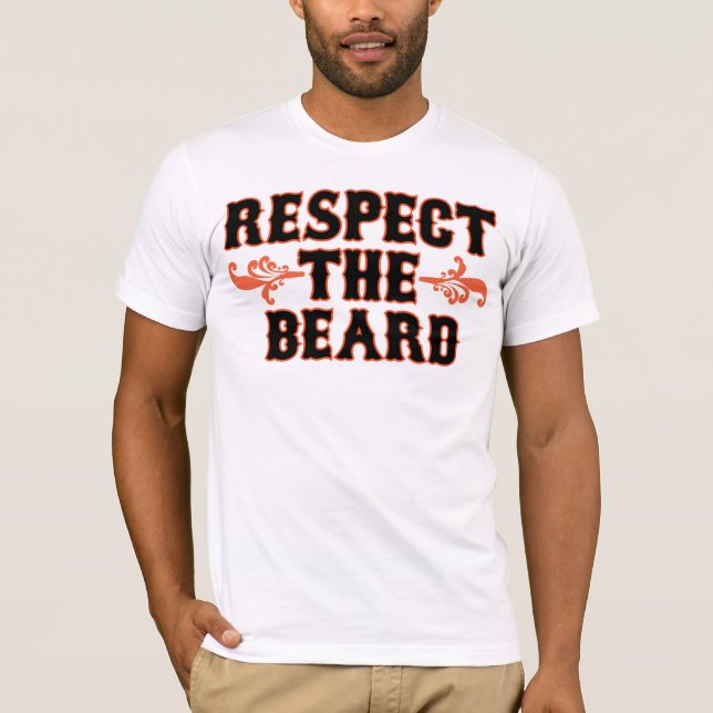 T-shirt Respectez la barbe (Devant)