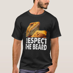 T-shirt Respectez La Barbe Drôle Dragon Lizard Owne