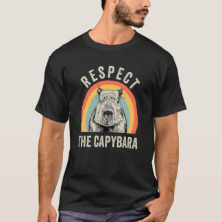 T-shirt Respectez La Capybara
