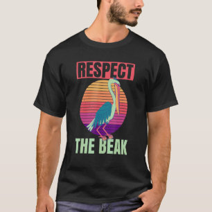 T-shirt Respectez La Citation De Beak Pour Un Zookeeper Pé