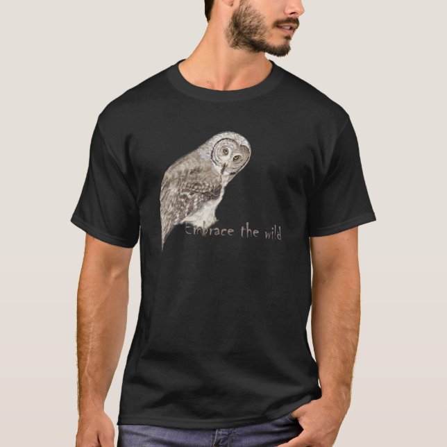 T-shirt Respectez la citation de l'Aquarelle des oiseaux s (Devant)