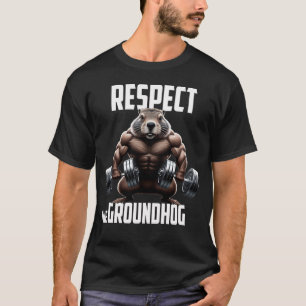T-shirt respectez la marmotte, heureuse journée de la marm