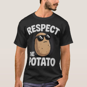 T-shirt Respectez la pomme de terre pour les garçons homme