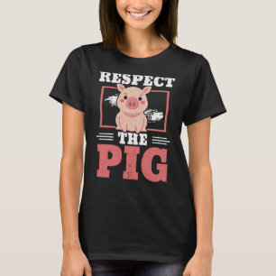 T-shirt Respectez Le Cochon De La Ferme De Cochon Animal P
