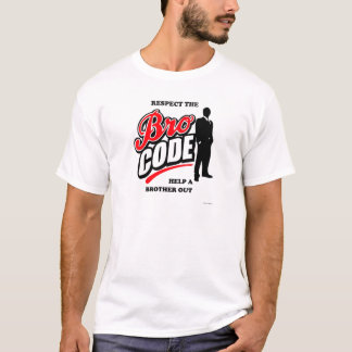 T-shirt Respectez le code de Bro