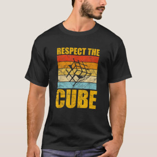 T-shirt Respectez Le Cube Puzzle Cubage Rapide Jeunesse Vi