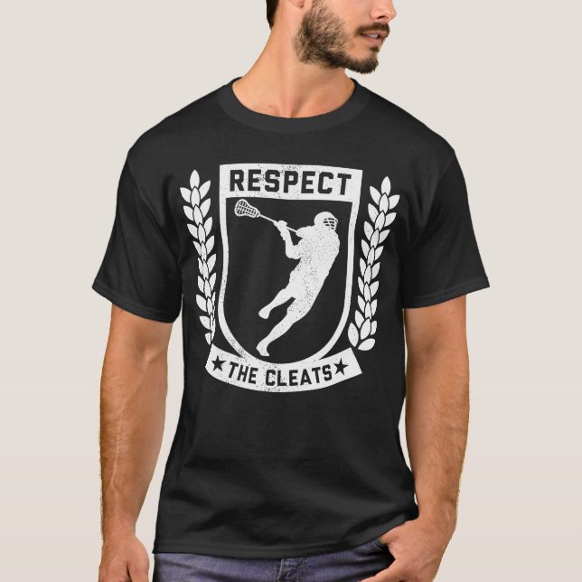 T-shirt Respectez Le Lentier Uniforme Lacrosse Lacrosse La (Devant)