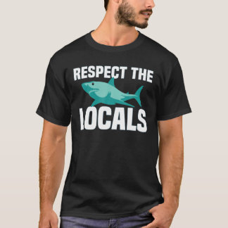 T-shirt Respectez Les Habitants Des Requins | Shark Ocean 