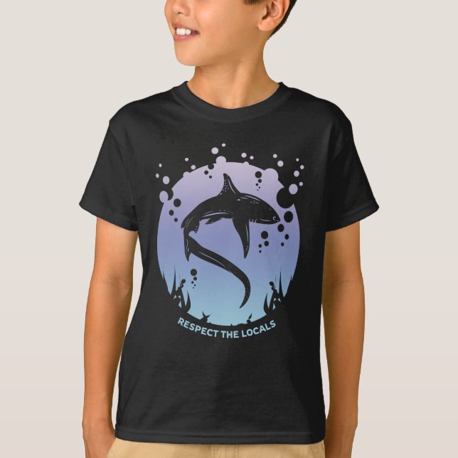 T-shirt Respectez Les Habitants - Sensibilisation Aux Requ (Devant)