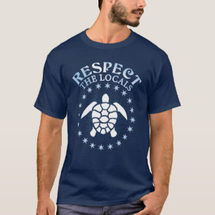 T-shirt Respectez Les Locaux - Citation De Plongée De Sens