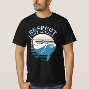 T-shirt Respectez Les Locaux - Citation De Sensibilisation