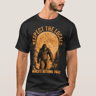 T-shirt Respectez les locaux Parcs nationaux d'Amérique Sa