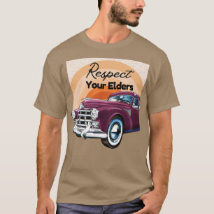 T-shirt Respectez vos aînés Funny Retro Vintage