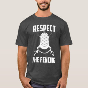 T-shirt Respecthez l'escrime de l'escrime drôle pun sports