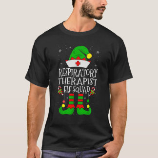 T-shirt Respiratory Therapist Elf Squad Xmas Pulmonology C