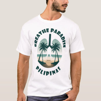 T-shirt Respire le paradis - Pilipinas