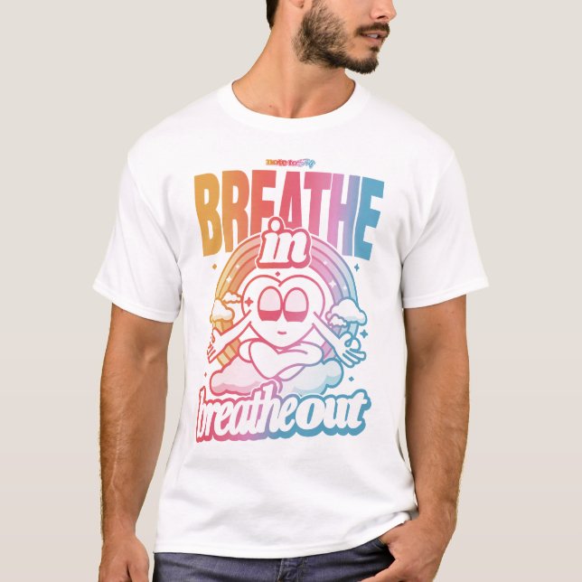 T-shirt Respire, respire dehors (Devant)