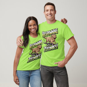 T-shirt Respirer avec des Zoomies - Drôle Pixel Chien Game