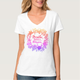 T-shirt respirer croire fleuromT-Chemise