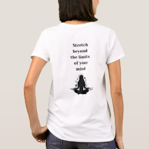T-shirt Respirer et étirer le Yoga avec la