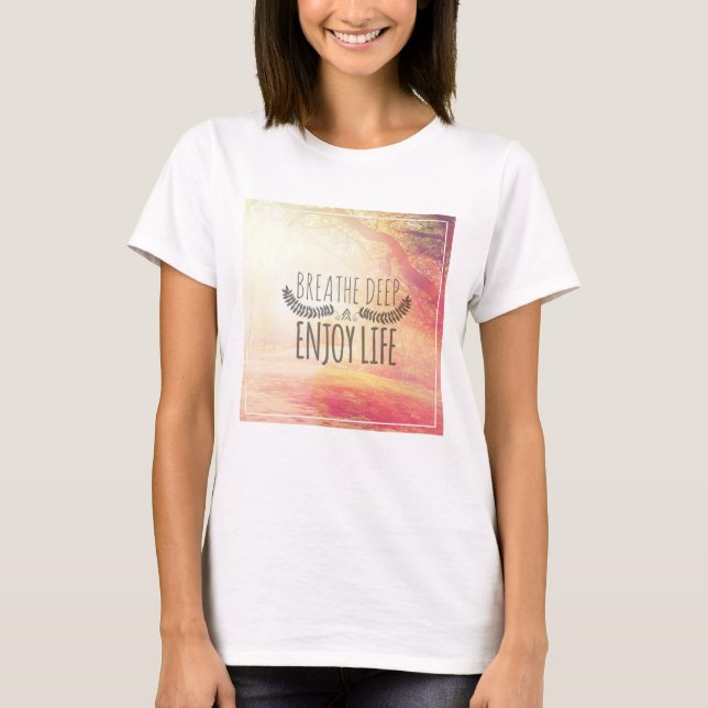 T-shirt Respirer profondément (Devant)