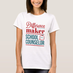 T-shirt Responsable de la différence du conseiller scolair