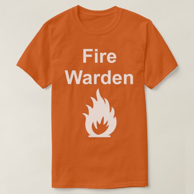 T-shirt Responsable d'incendie par Exit Incorporé (Design devant)