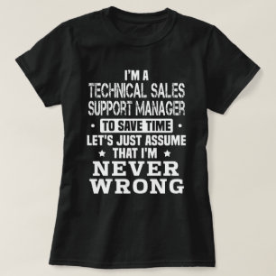 T-shirt Responsable du support technique