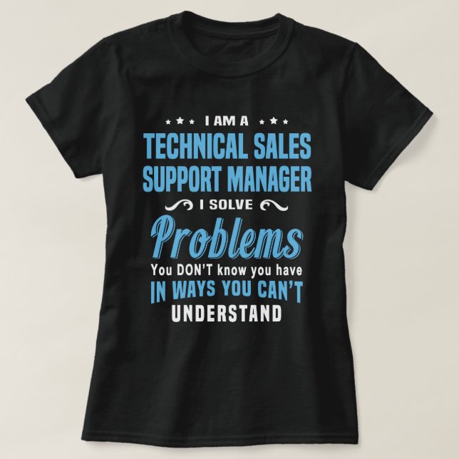 T-shirt Responsable du support technique (Design devant)