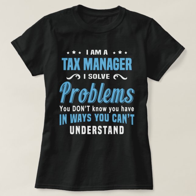 T-shirt Responsable fiscal (Design devant)