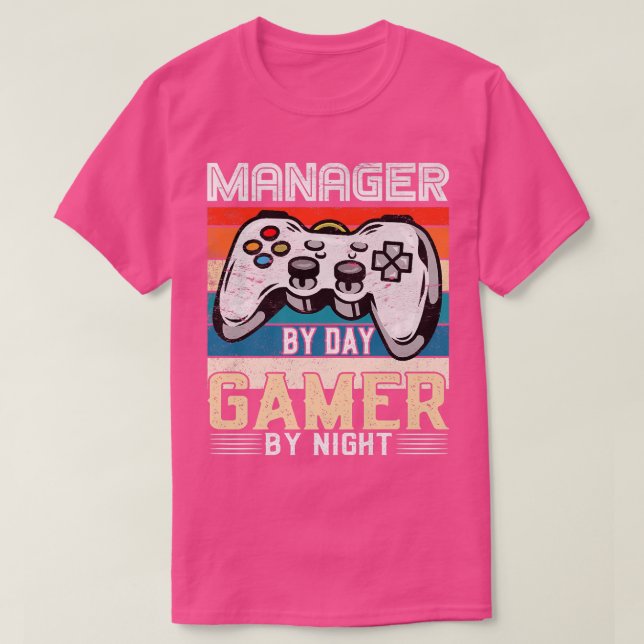 T-shirt Responsable par joueur de jour par les fans de jeu (Design devant)