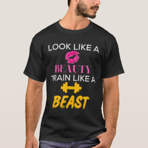 T-shirt Ressemblent À Un Train De Beauté Comme Une Bête Dr