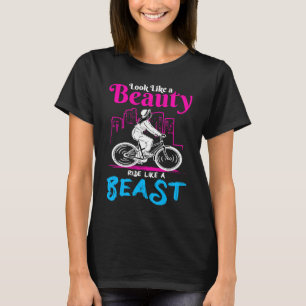 T-shirt Ressemblent À Une Balade De Beauté Comme Une Bête