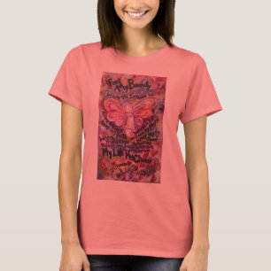 T-shirt Ressentez ma beauté Ange du cancer rose rose