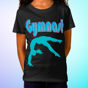T-Shirt Ressort de gymnastique Départ Turquoise