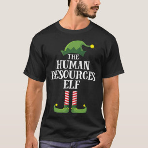 T-shirt Ressources humaines Elf Matching Family Group Chri