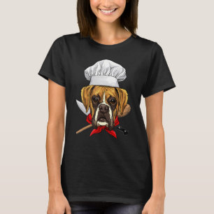 T-shirt Restaurant Allemand Boxer Chef Cuisine Cuisine